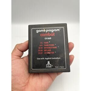 Game Program (Combat) CX-2601 (Atari 2600, 1982) Cart Only